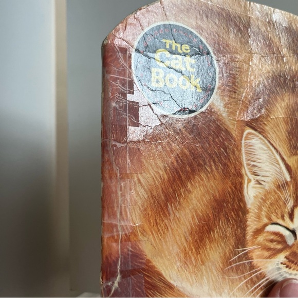 RARE The Cat Book 1964 Lux Promo - Vintage Golden Shape Book By Jan Pfloog - Picture 7 of 8